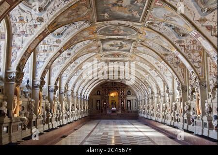 Antiquarium dans la Residenz de Munich, Bavière, Allemagne Banque D'Images