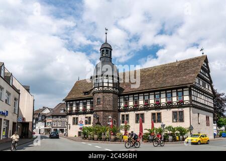 Historisches Rathaus Höxter, Nordrhein-Westfalen, Deutschland, Europa | Hôtel de ville historique, Hoexter, Rhénanie-du-Nord-Westphalie, Allemagne, Europe Banque D'Images