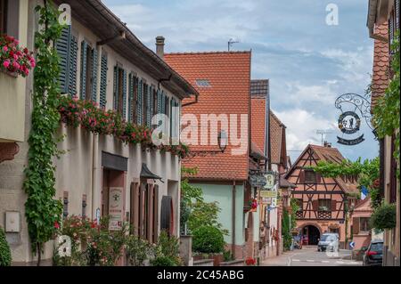 Itterswiller, Alsace, France Banque D'Images