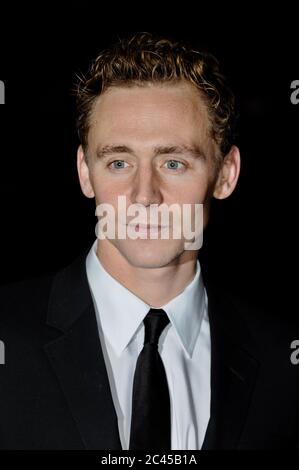 Tom Hiddleston. Gala d'ouverture de « Never Laissez-moi aller ». BFI Festival du film de Londres, Londres. ROYAUME-UNI Banque D'Images