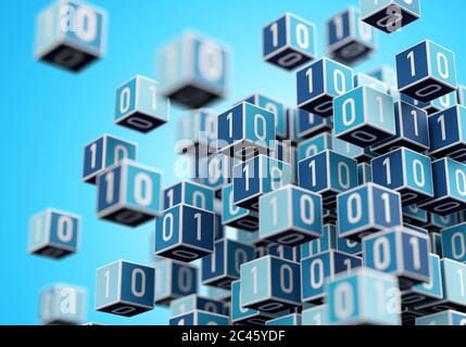 Concept de gestion des Big Data sur Internet Banque D'Images