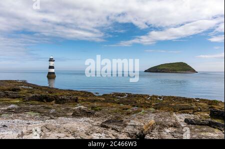 Penmon phare, Anglesey Banque D'Images