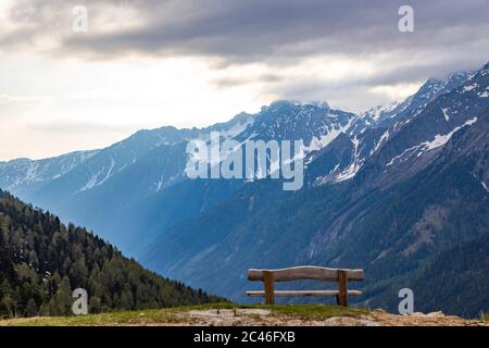 Paysage près de Staller, selle Haut Tauern, le Tyrol, Autriche Banque D'Images