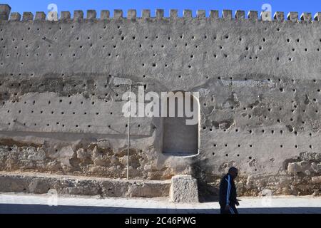 FES, Maroc. 27 février 2020. Architecture traditionnelle à Fès, Maroc, 27 février 2020. Crédit : Mark Hertzberg/ZUMA Wire/Alay Live News Banque D'Images