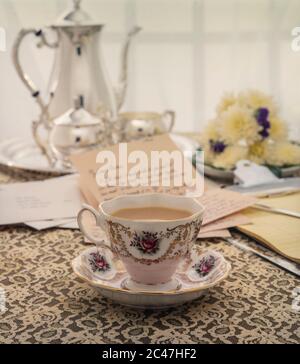 Thé chic Banque D'Images