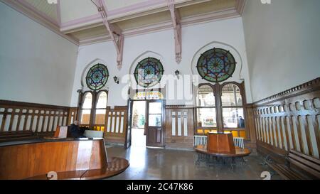 Istanbul, Turquie - 8 janvier 2020 : intérieur de l'ancienne gare Orient Express à Istanbul, Turquie. Banque D'Images