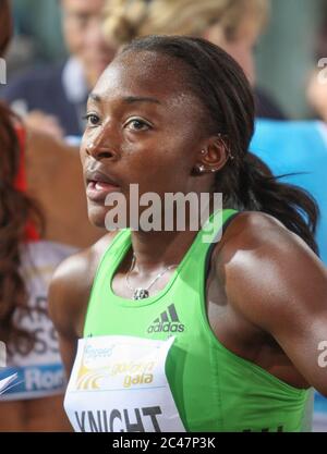 Bianca Knight pendant la Diamond League 2011 le 25 2011 mai à Rome , Italie - photo Laurent Lairys / DPPI Banque D'Images