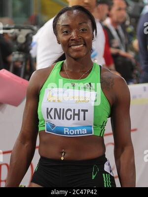 Bianca Knight pendant la Diamond League 2011 le 25 2011 mai à Rome , Italie - photo Laurent Lairys / DPPI Banque D'Images