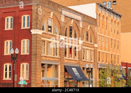 La vieille ville de Knoxville, Tennessee, USA Banque D'Images
