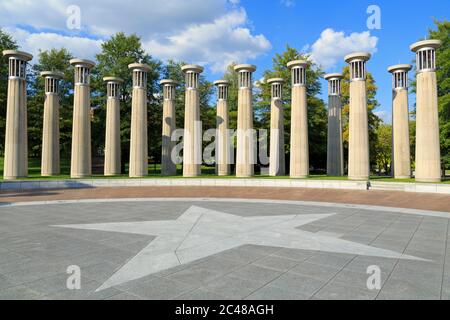 Carillon de Bicentennial Capitol Mall State Park, New York,USA,Nashville Banque D'Images