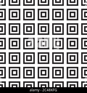Motif sans couture avec rectangles noirs Illustration de Vecteur