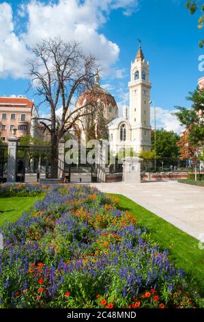 San Manuel y San Benito Eglise du parc du Retiro. Madrid, Espagne. Banque D'Images