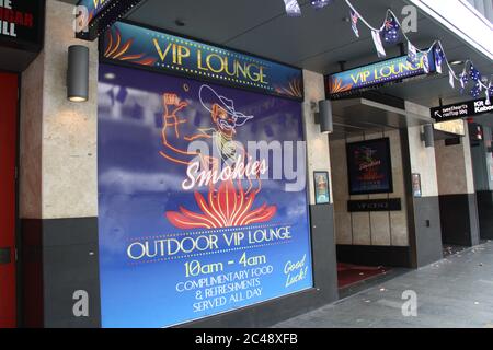 Smokies VIP Lounge à Kings Cross, Sydney. Banque D'Images