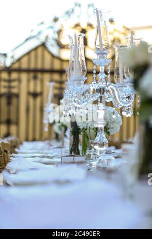 Décoration pour mariage et anniversaire Banque D'Images