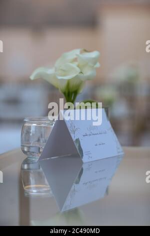 Décoration pour mariage et anniversaire Banque D'Images
