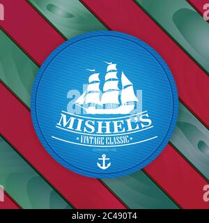 Ancienne étiquette rétro de grunge rétro - qualité supérieure Illustration de Vecteur