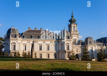 Le château baroque des Fetetics près du lac Balaton en Hongrie Banque D'Images