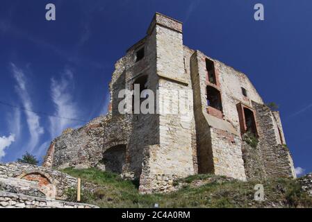 Le château de Boskovice en Moravie du Sud, république tchèque, Europe Banque D'Images