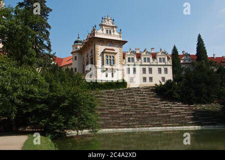 Château de Pruhonice près de Prague en République tchèque, Europe Banque D'Images