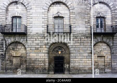 L'entrée de la prison de Kilmainham à Dublin où les dirigeants du soulèvement de 1916 ont été exécutés. Banque D'Images