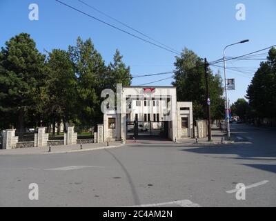 Magnifiques panoramas de Prispen et promenades dans la ville. Un endroit inhabituel qui a conservé son arôme après les conflits au Kosovo Banque D'Images