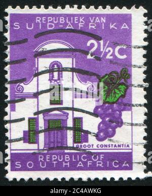 AFRIQUE DU SUD - VERS 1961: Timbre imprimé par l'Afrique du Sud, montre Groot Constantia, vers 1961 Banque D'Images