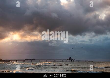 Seabridge Heringsdorf, station balnéaire Heringsdorf, Île Usedom, Mecklenburg-Ouest Pomerania, Allemagne Banque D'Images