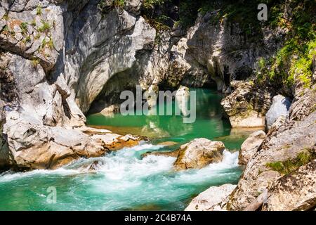 Lammeroefen, Lammerklamm, Lammer River, Scheffau, Tennenggebirge, Salzburger Land, province de Salzbourg, Autriche Banque D'Images