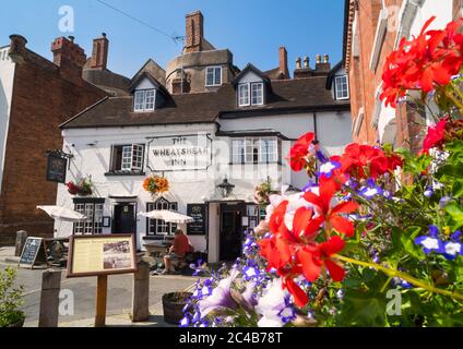 The Wheatsheaf Inn, Lower Broad Street, Ludlow, Shropshire. Banque D'Images