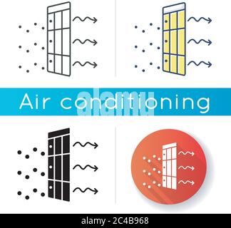 Icône de filtre CA Illustration de Vecteur