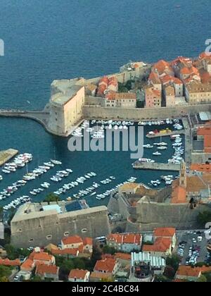 Vue d'ensemble de Dubrovnik Banque D'Images