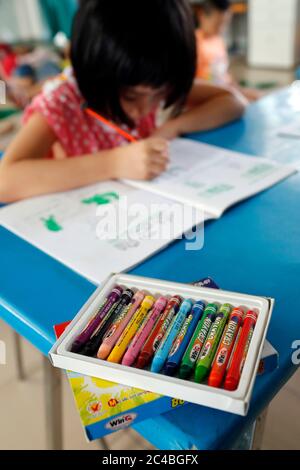 École maternelle gérée par des sœurs dominicaines Banque D'Images