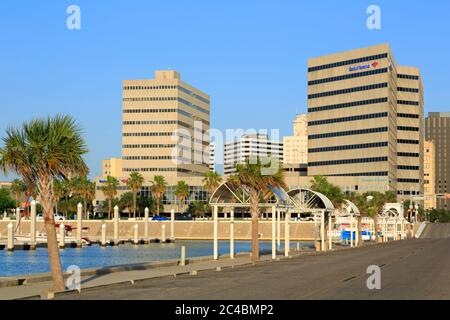 Vue sur le front de mer à Corpus Christi, Texas, États-Unis Banque D'Images