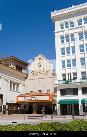 Plaza Theatre sur Pioneer Plaza, El Paso, Texas, États-Unis Banque D'Images