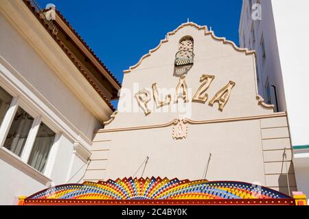 Plaza Theatre sur Pioneer Plaza, El Paso, Texas, États-Unis Banque D'Images