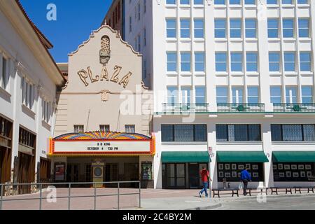 Plaza Theatre à Pioneer Plaza, El Paso, Texas, États-Unis Banque D'Images