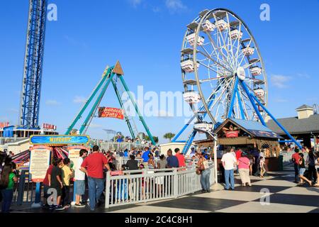 Kemah Boardwalk, Kemah, Greater Houston, Texas, États-Unis Banque D'Images