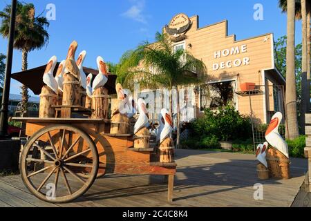 Magasin sur Kemah Boardwalk, Greater Houston, Texas, États-Unis Banque D'Images