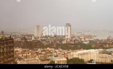 Vue depuis le Trident Oberoi, Mumbai Banque D'Images