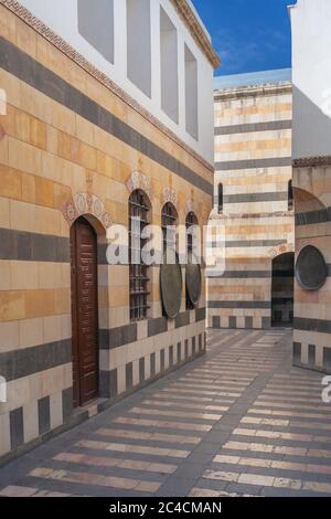 Palais Azm, Qasr al-Azm, 1750, Damas, Syrie Banque D'Images