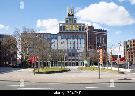 Dortmunder U, Centre pour l'art et la créativité, Dortmund, région de la Ruhr, Rhénanie-du-Nord-Westphalie, Allemagne, Europe Banque D'Images