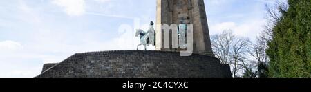 Mémorial de l'Imperator William I., Hohensyburg, Syburg, Dortmund, région de la Ruhr, Rhénanie-du-Nord-Westphalie, Allemagne, Europe Banque D'Images