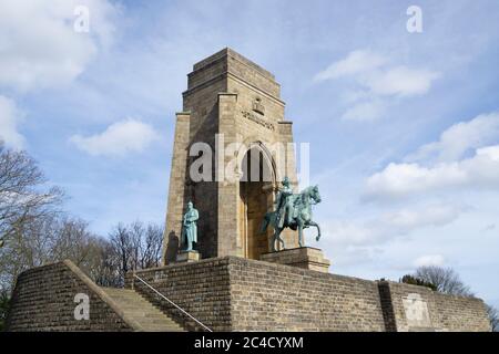 Mémorial de l'Imperator William I., Hohensyburg, Syburg, Dortmund, région de la Ruhr, Rhénanie-du-Nord-Westphalie, Allemagne, Europe Banque D'Images