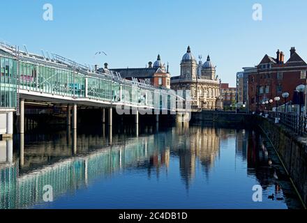 Centre commercial et musée maritime de Princes Quay, Hull, Humberside, East Yorkshire, Angleterre Banque D'Images