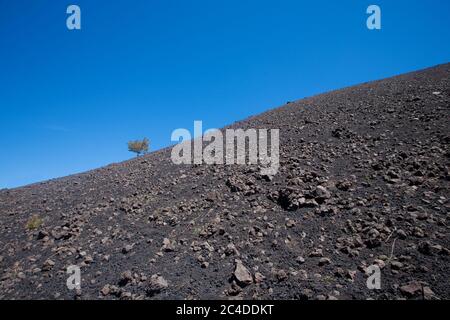 'Paysage lunaire' au volcan Etna en Sicile, Italie Banque D'Images