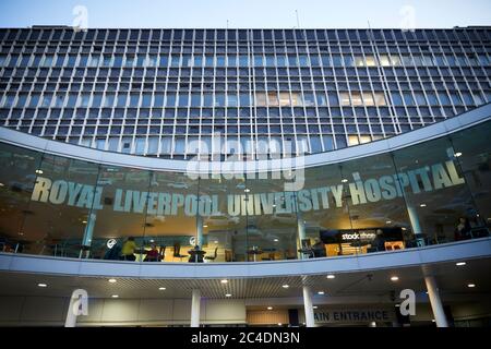 Hôpital universitaire Royal Liverpool Banque D'Images