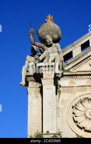 Portugal région de l'Alentejo Evora Centre historique. Patrimoine mondial de l'UNESCO. Notre Dame de grâce couvent Nossa senhora da Graca dans le style de la Renaissance italienne. Banque D'Images