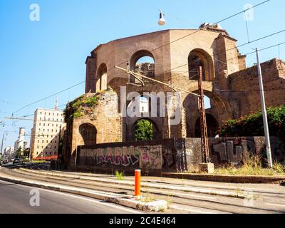 Le Temple de Minerva Medica, nommé à tort, est en fait un nymphaeum ruiné de Rome impériale - Rome, Italie Banque D'Images