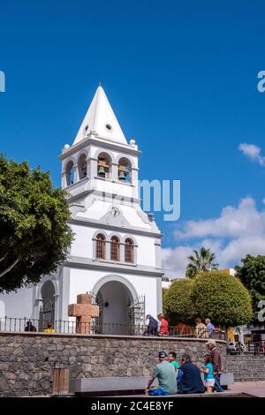 Église paroissiale de Nuestra Senora del Rosario Puerto del Rosario Fuerteventura Canaries Espagne Banque D'Images