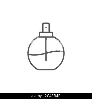 Symbole d'icône vecteur de parfum isolé sur fond blanc Illustration de Vecteur